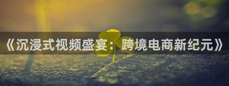搜球体育官网：《沉浸式视频盛宴：跨境电商新纪元》